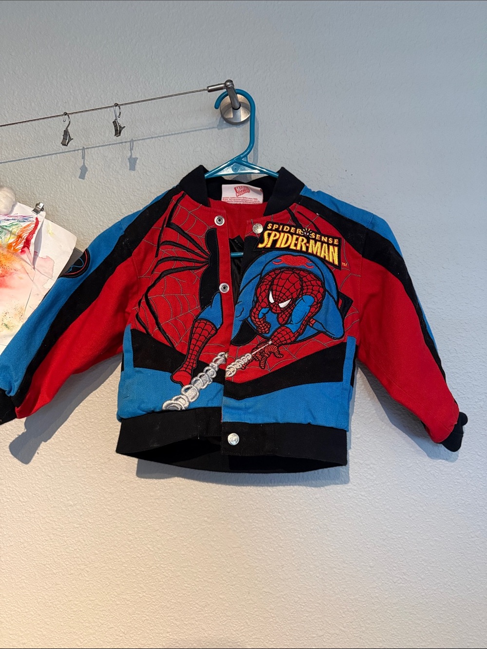 Custom Embroidered Marvel Spider-Man Varsity Jacket